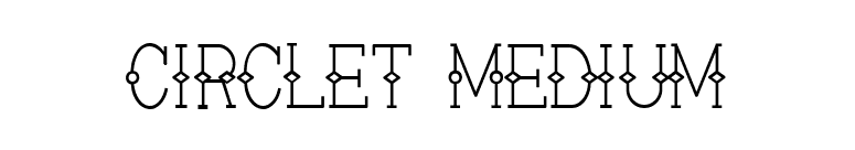 Circlet Medium font preview