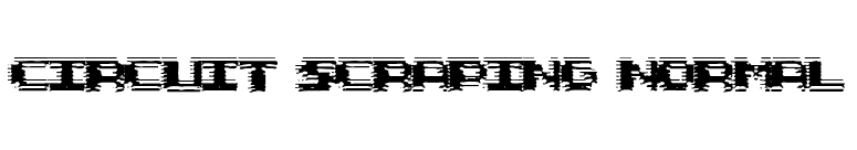 Circuit Scraping Normal font preview