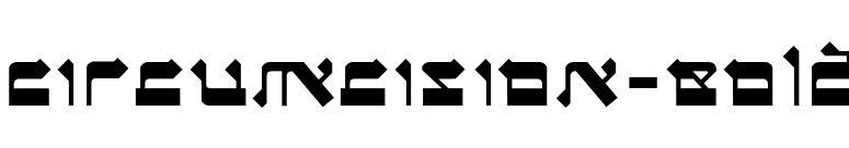 Circumcision-Bold font preview