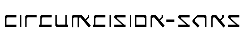 Circumcision-Sans font preview