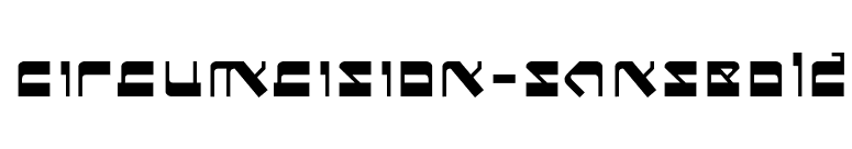 Circumcision-SansBold font preview