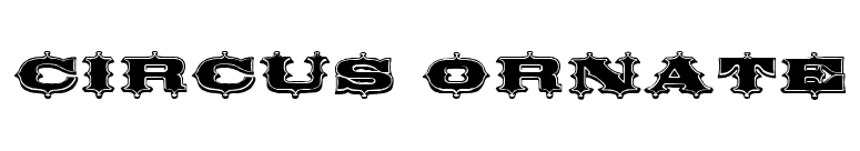 Circus Ornate font preview