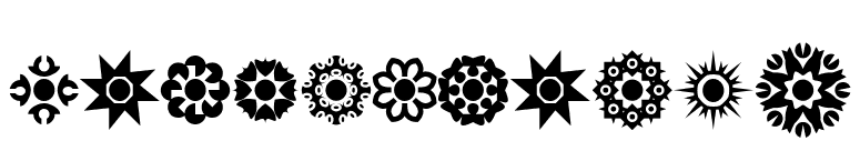 Cirkledingz font preview