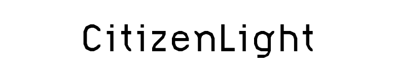CitizenLight font preview