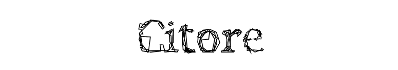Citore font preview
