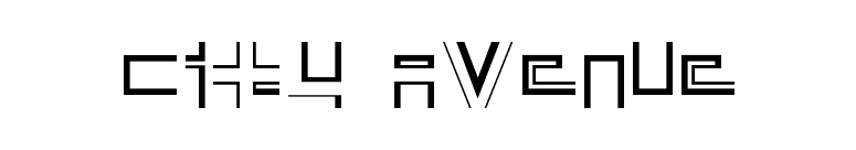 City-Avenue font preview