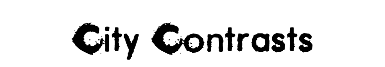 City Contrasts font preview