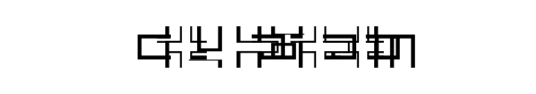 City-Habitation font preview