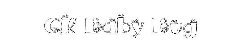 CK Baby Bug font preview