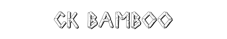 CK Bamboo font preview