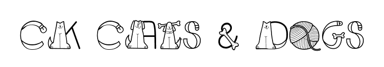 CK Cats & Dogs font preview