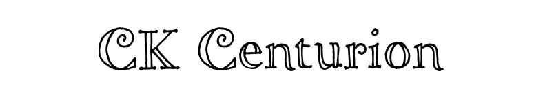 CK Centurion font preview