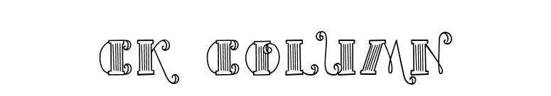 CK Column font preview