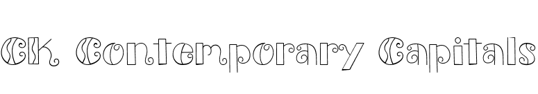 CK Contemporary Capitals font preview