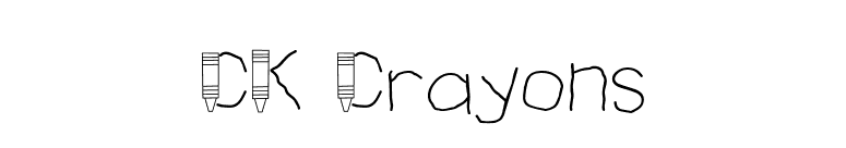 CK Crayons font preview