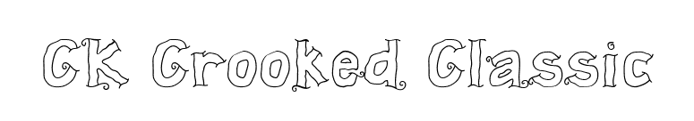 CK Crooked Classic font preview