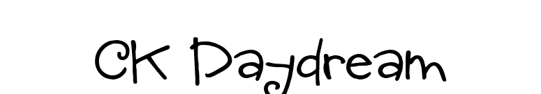 CK Daydream font preview
