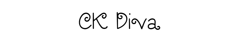 CK Diva font preview