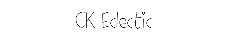 CK Eclectic font preview