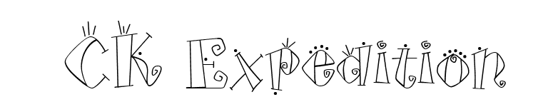 CK Expedition font preview