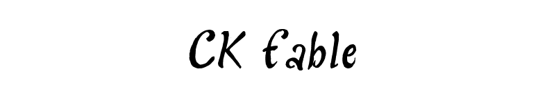 CK Fable font preview