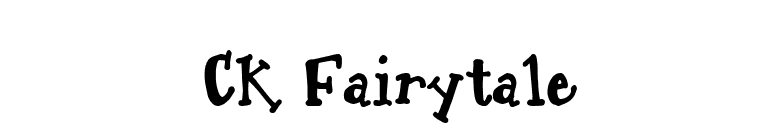 CK Fairytale font preview