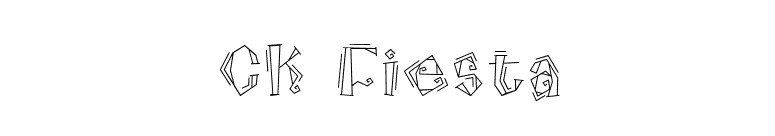 CK Fiesta font preview