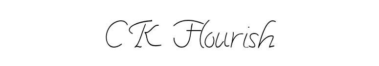 CK Flourish font preview