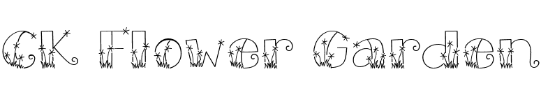 CK Flower Garden font preview