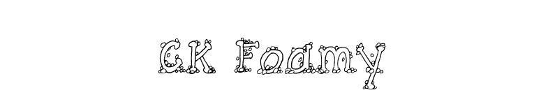 CK Foamy font preview