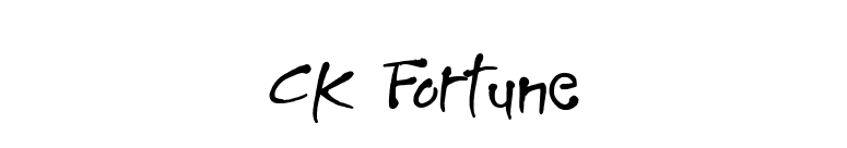 CK Fortune font preview