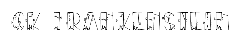 CK Frankenstein font preview