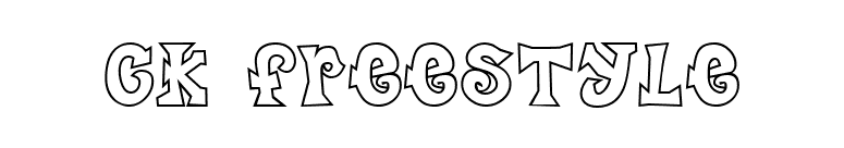CK Freestyle font preview