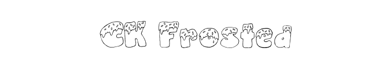 CK Frosted font preview