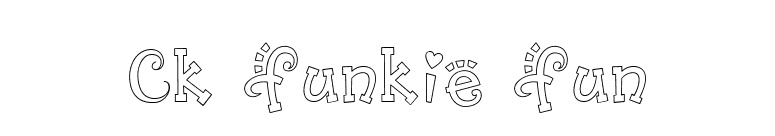 CK Funkie Fun font preview