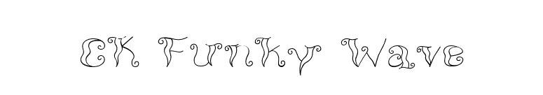 CK Funky Wave font preview
