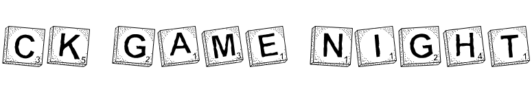 CK Game Night font preview