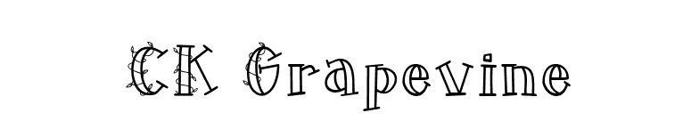 CK Grapevine font preview