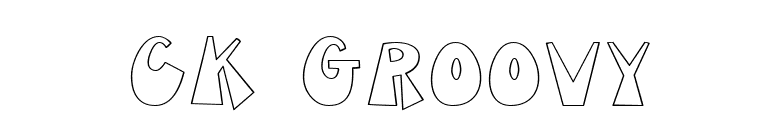 CK Groovy font preview