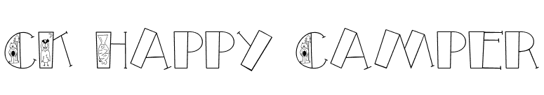 CK Happy Camper font preview