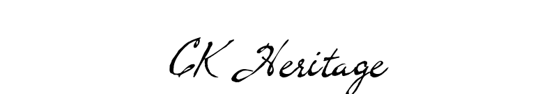 CK Heritage font preview