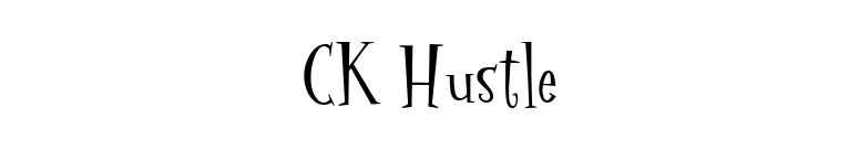 CK Hustle font preview