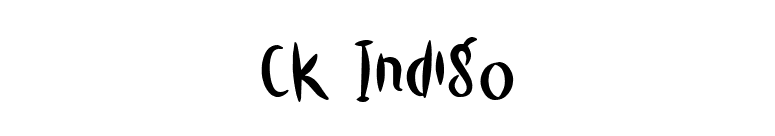 CK Indigo font preview