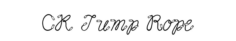 CK Jump Rope font preview