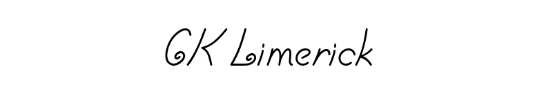 CK Limerick font preview