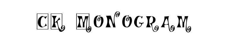 CK Monogram font preview