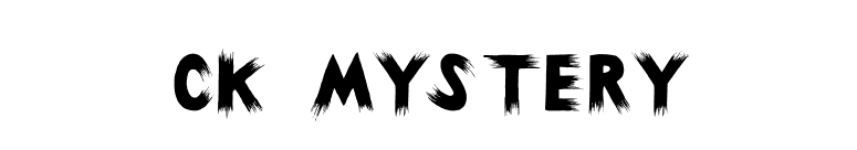 CK Mystery font preview
