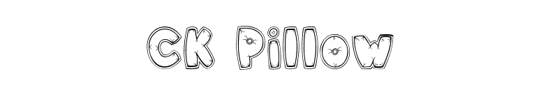 CK Pillow font preview