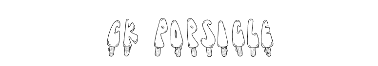 CK Popsicle font preview