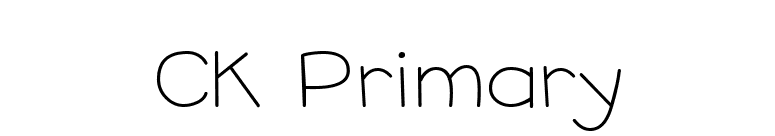 CK Primary font preview